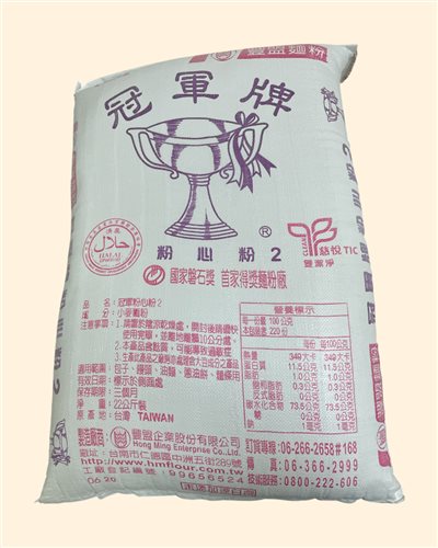 冠軍牌-中筋麵粉(粉心粉2號)