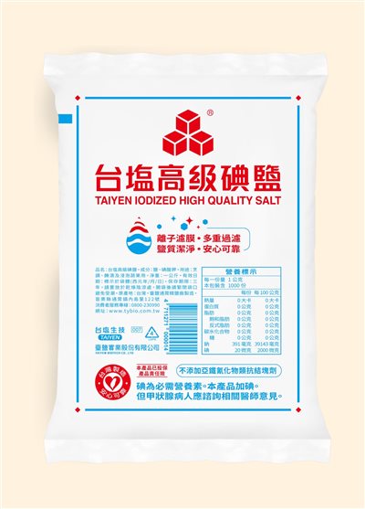 台塩-高級碘鹽巴（1kg）